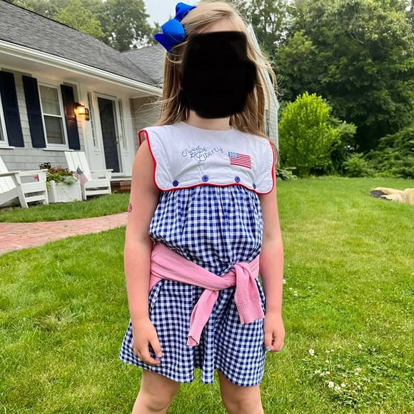 Honeydew girls dress size 6. Perfect for summer Patriotic holidays! - Picture 1 of 6